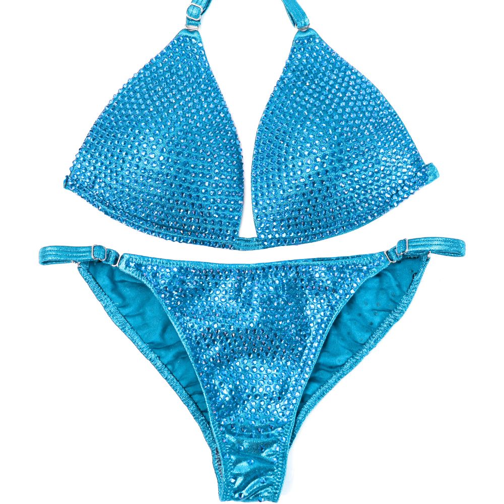 Hologram Turquoise Crystallized Fit Model Competition Suit (Copy)  Angel Competition BikinisThe best NPC Competition Suits for the Bikini Division, Fit Model Division Suits, and bodybuilding suits.