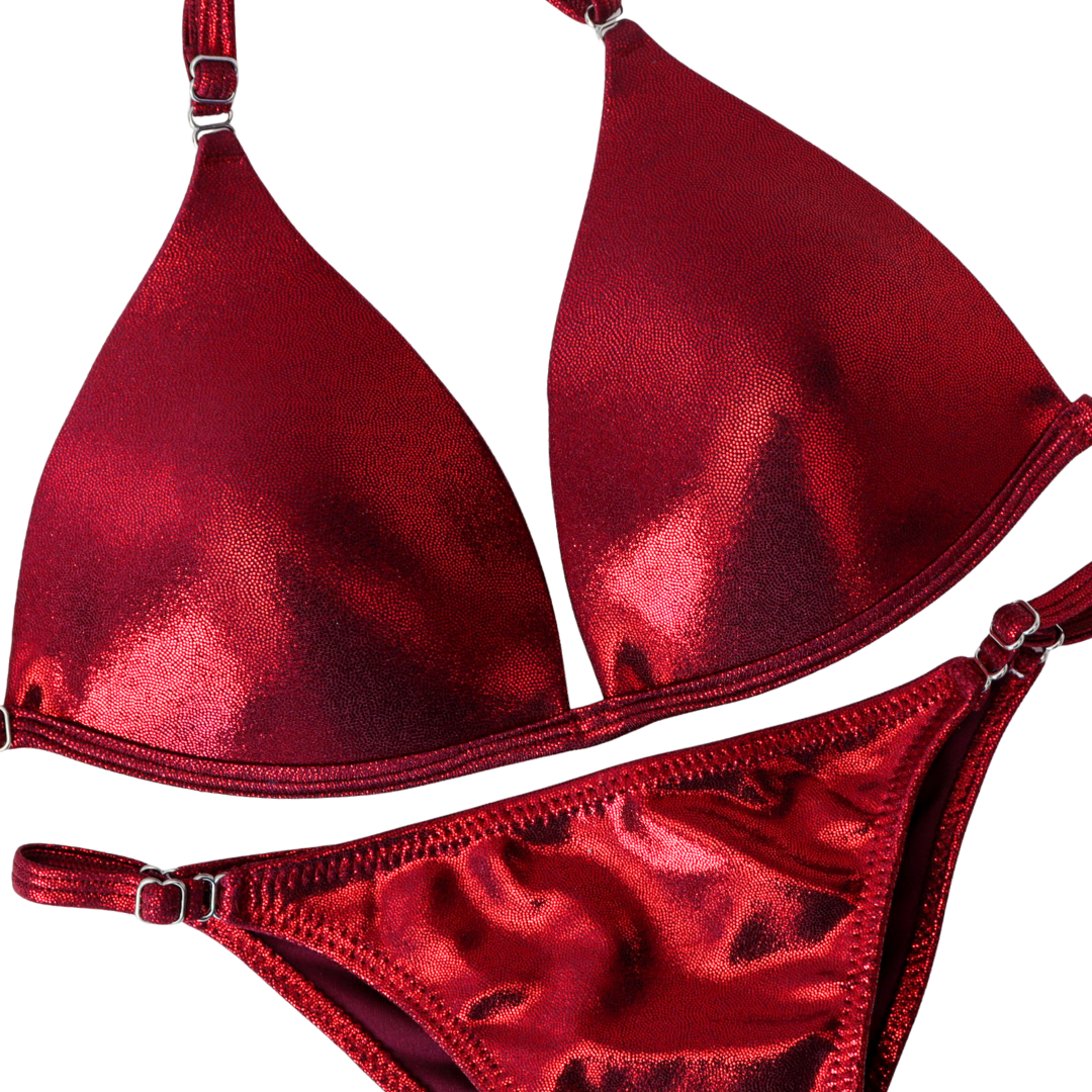 Hologram Maroon Fit Model Competition Suit Hologram Maroon Fit Model Competition Suit