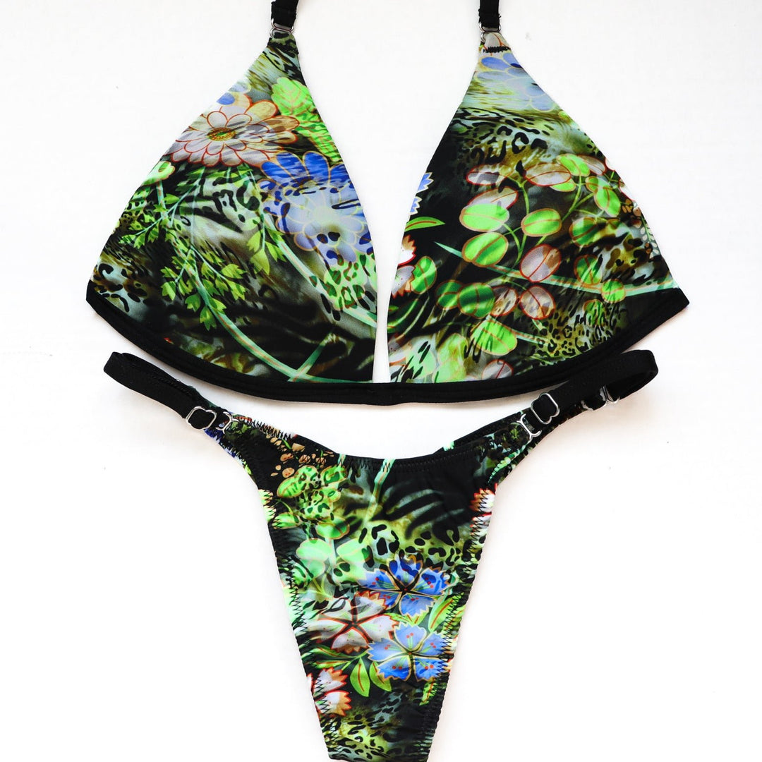 QS ST: Tropical Jungle Posing Practice Suit. Medium Molded/Pro.