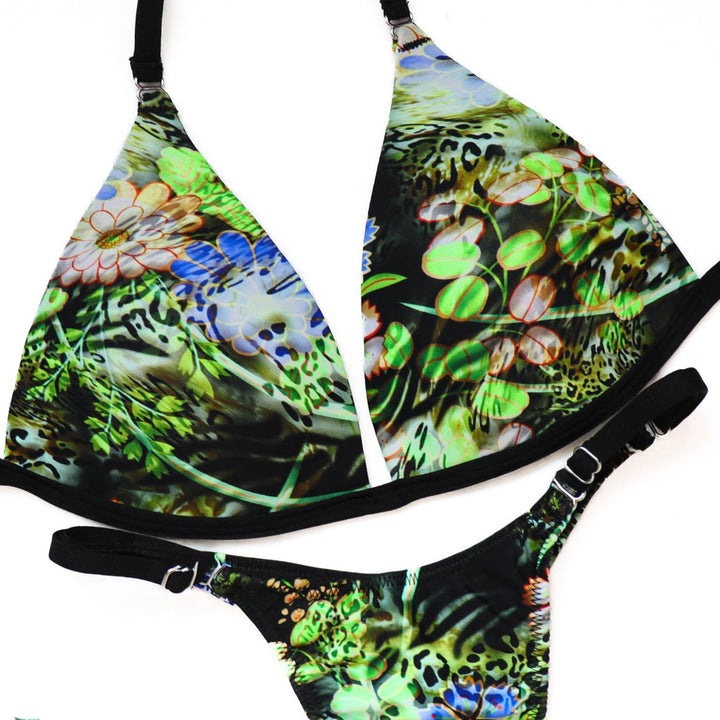 QS ST: Tropical Jungle Posing Practice Suit. Medium Molded/Pro.