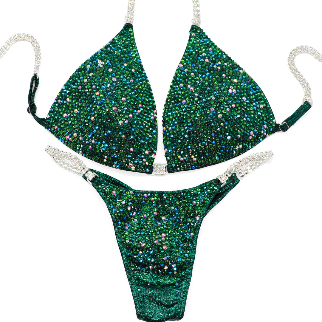 QS ST: Sophia's Green Radiance. Hologram Emerald. Medium Molded/Pro.