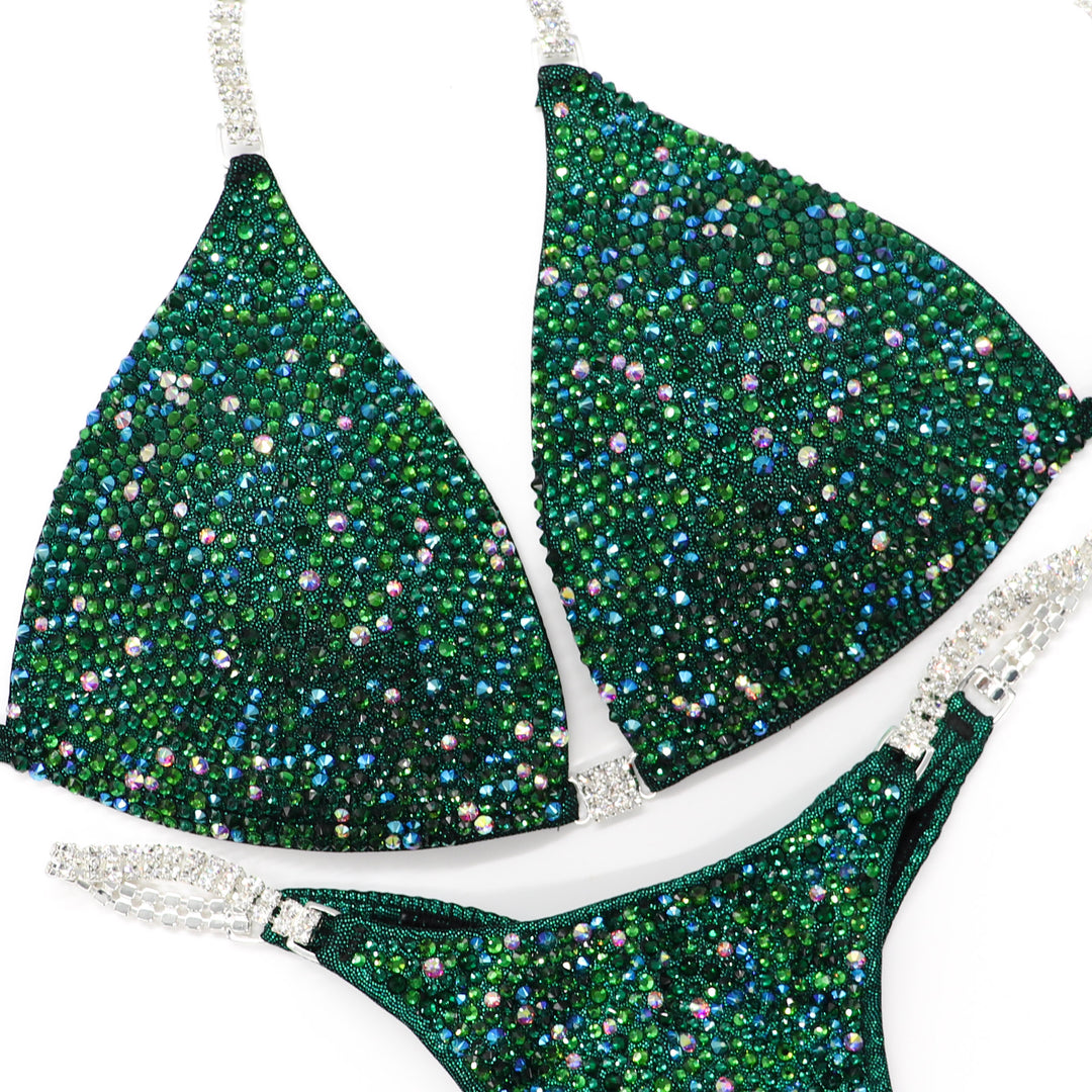 QS ST: Sophia's Green Radiance. Hologram Emerald. Medium Molded/Pro.