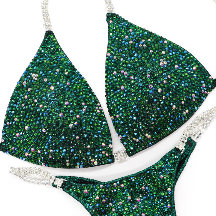 QS ST: Sophia's Green Radiance. Hologram Emerald. Medium Molded/Pro.
