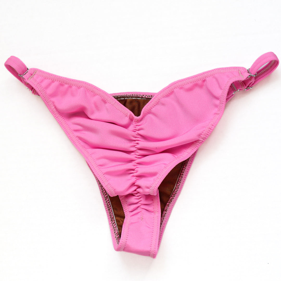 QS ST: Matte Baby Pink Fit Model Suit. Medium Molded/Fit Model 1.