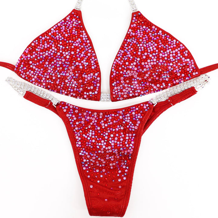 QS ST: Cupid's Secret Radiance. Hologram Red. Small/Pro with Modest Front.