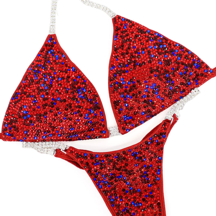 QS ST: Jessica's Wonder Red Radiance. Hologram Red. Medium/Pro.