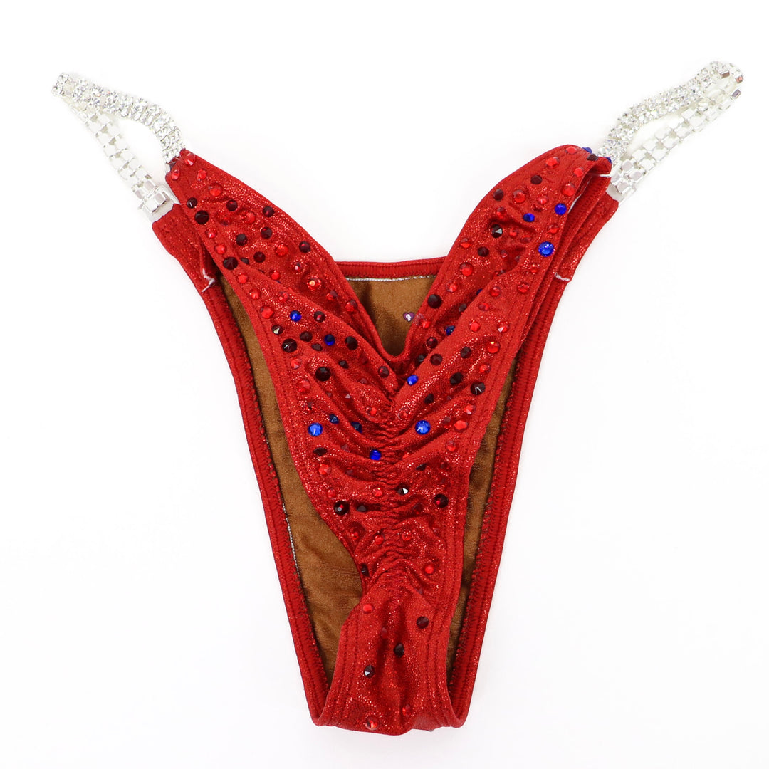 QS ST: Jessica's Wonder Red Radiance. Hologram Red. Medium/Pro.
