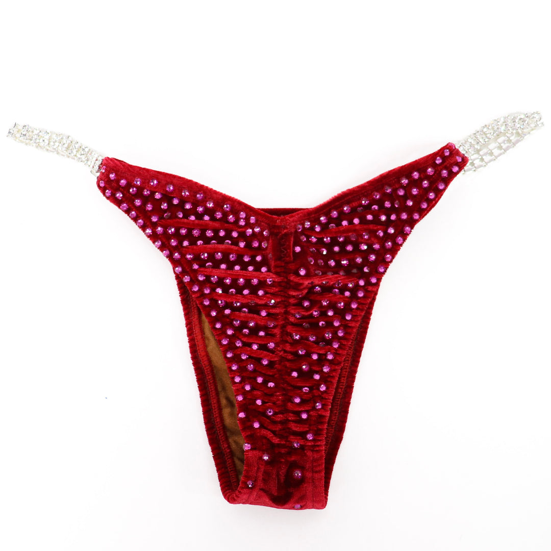 QS ST: Crimson Glimmer Pro. Velvet Red. Medium Molded/Pro.