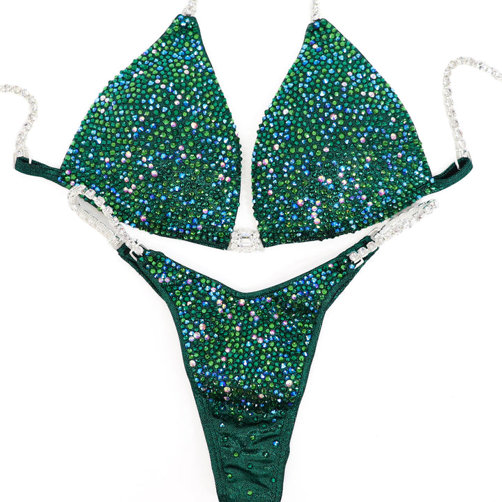 QS ST: Sophia's Green Radiance. Hologram Emerald. Medium Molded/Pro.