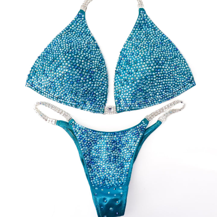 QS ST: Lucia's Teal Radiance. Large Molded/Pro.