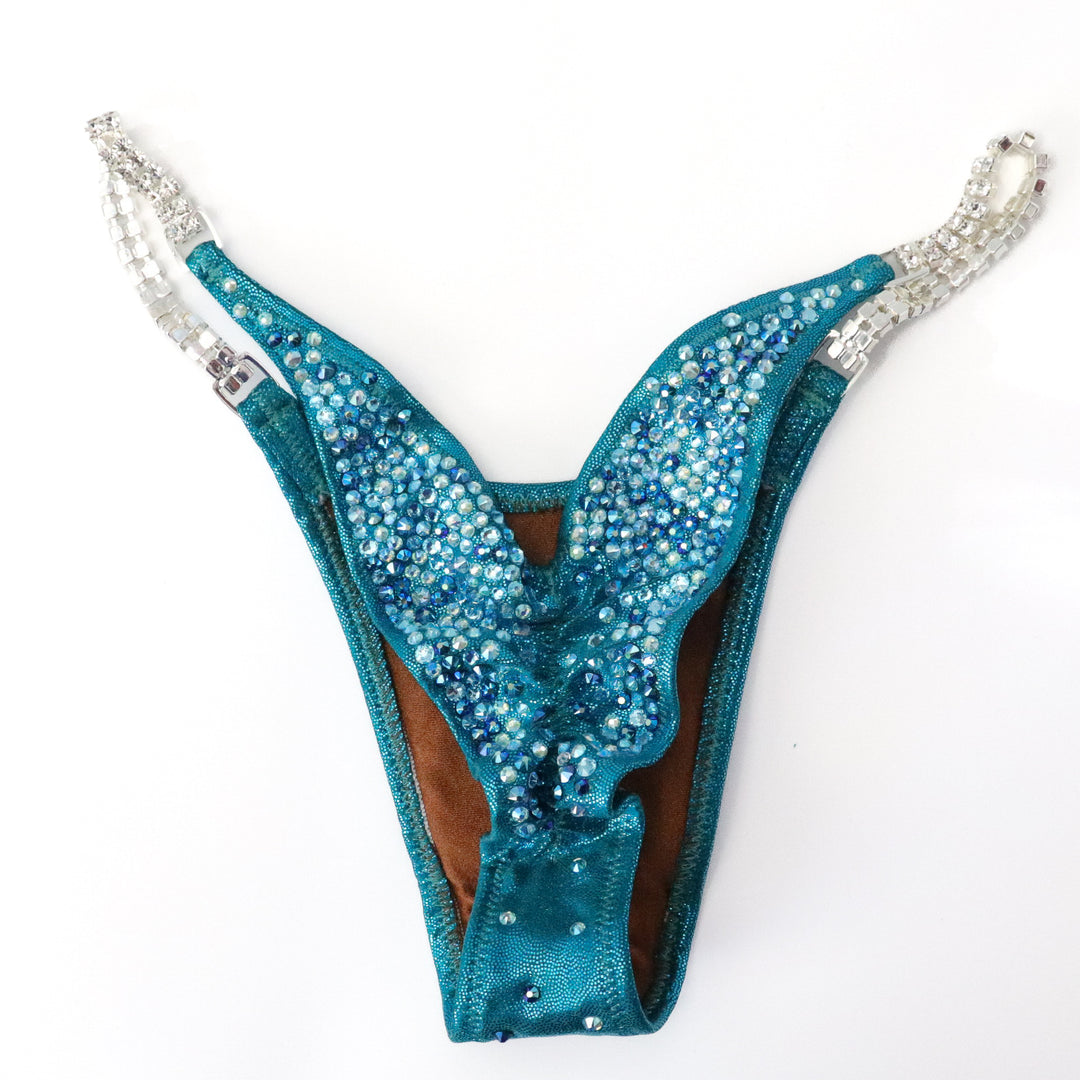 QS ST: Lucia's Teal Radiance. Large Molded/Pro.