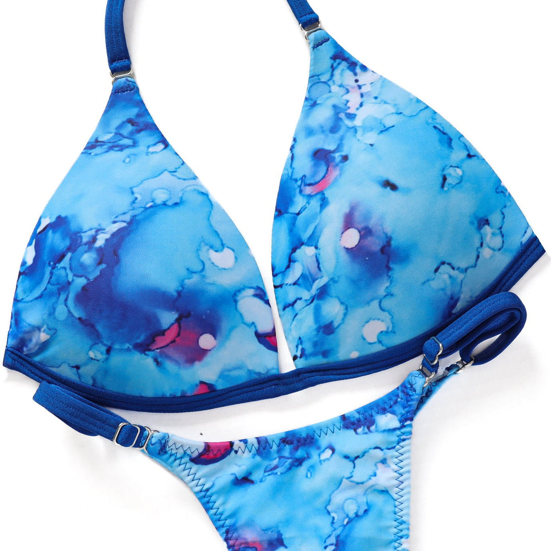 LIMITED PRINT Turquoise Water Posing Practice Suit