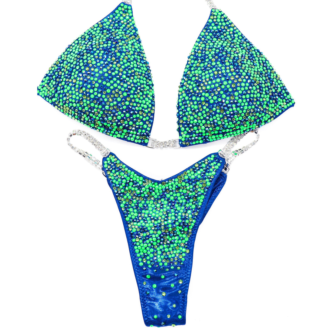 Neon Green Blue Radiance