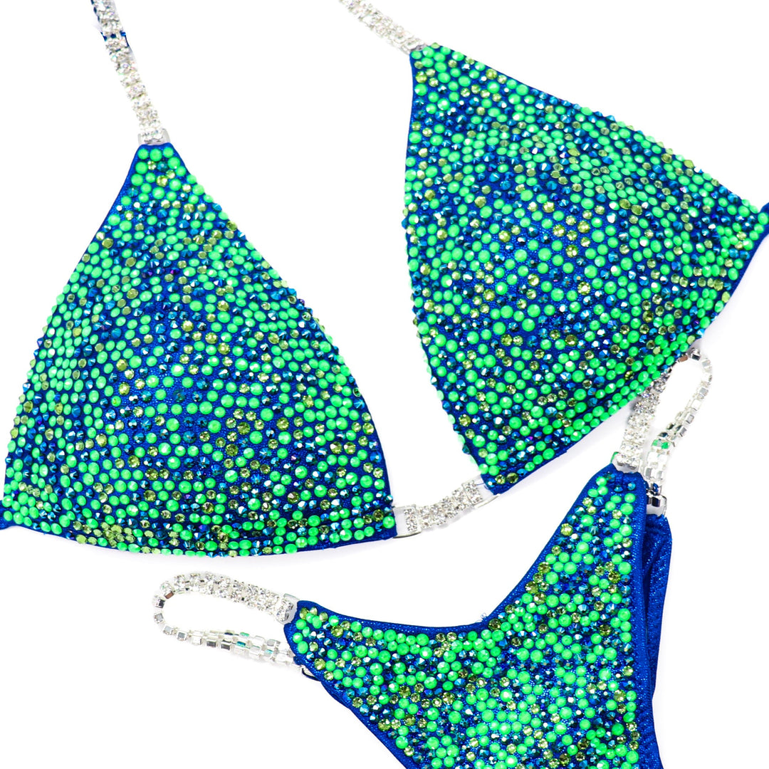 Neon Green Blue Radiance