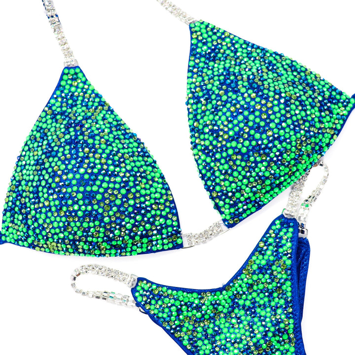 Neon Green Blue Radiance