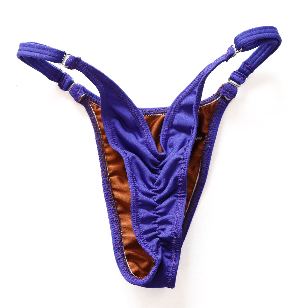 QS ST: Matte Purple Posing Practice Suit. Large Molded/Pro.