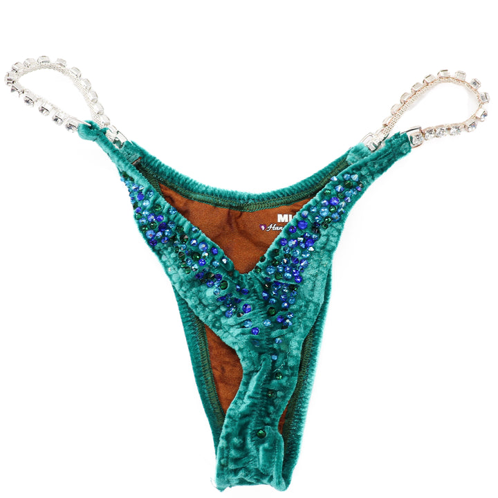 QS ST: Crystal Radiance. Velvet Teal. Medium/Micro.
