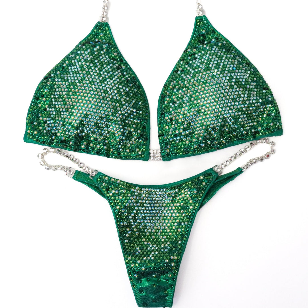 QS ST: Ashley K's Electric Kale Nova. Large/Micro with Petite Rise.