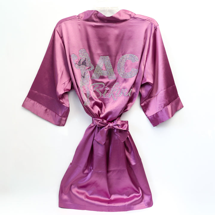 QS ST: AC Bikinis Robe- Orchid with Crystals