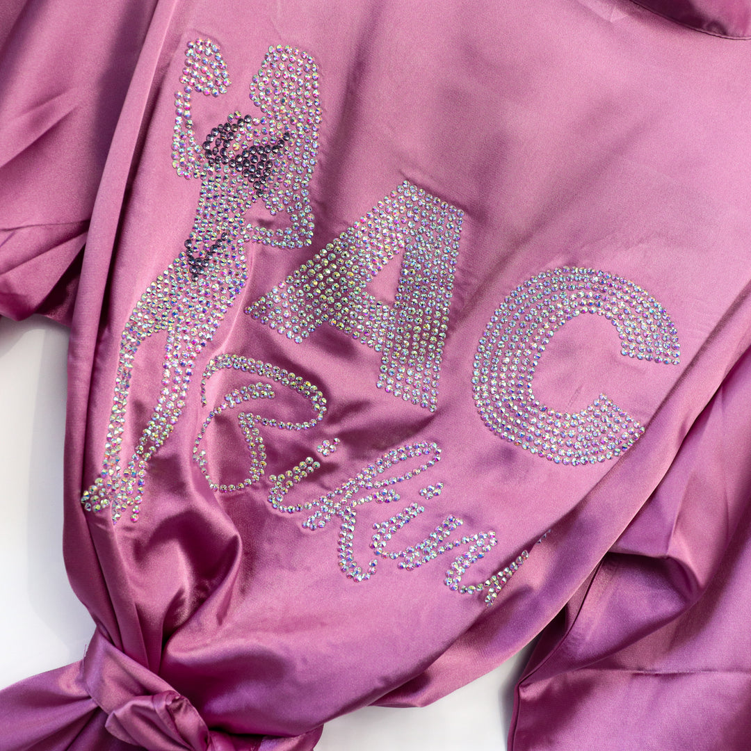 QS ST: AC Bikinis Robe- Orchid with Crystals
