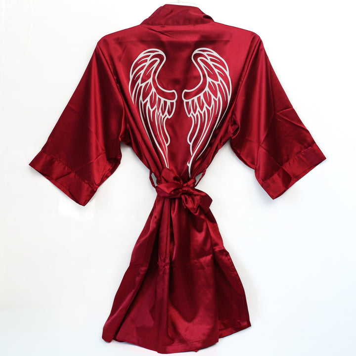 QS ST: Angel Wings Robe- Garnet
