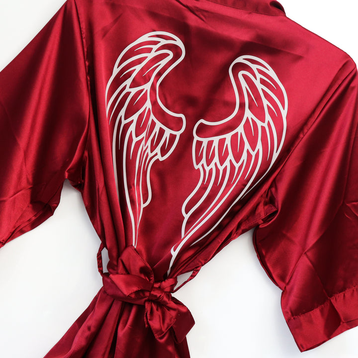 QS ST: Angel Wings Robe- Garnet