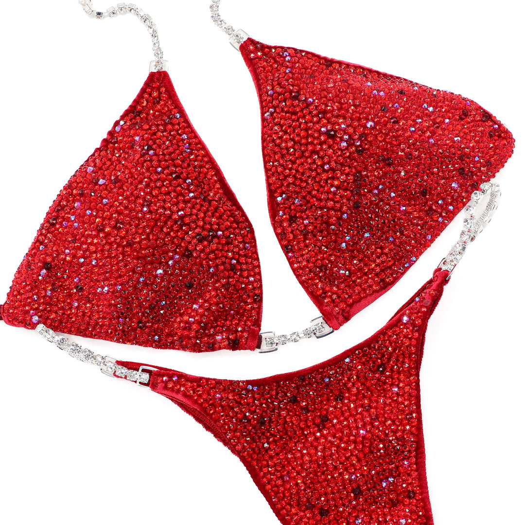 QS ST: Crystal Radiance. Velvet Red. Large/Pro with Modest Rise.