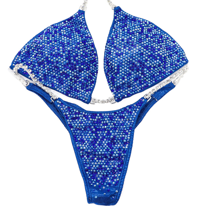 QS ST: Tianna's Blue Multi Color. Hologram Electric Blue. Medium/Pro.
