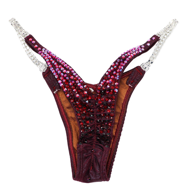 QS CL: Diamond Trinity. Hologram Burgundy. Medium Molded/Micro with Petite Front.