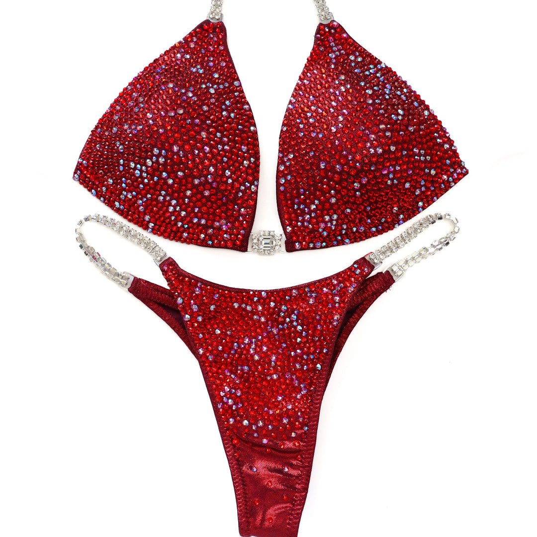 QS ST: Maroon Red Radiance. Medium Molded/Pro.