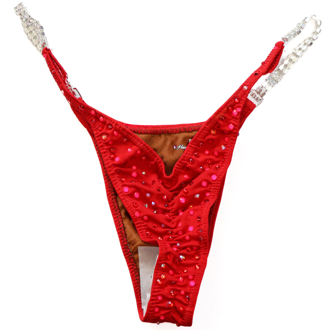 QS ST: Rhoda's Neon Red Radiance. Medium Molded/Pro.