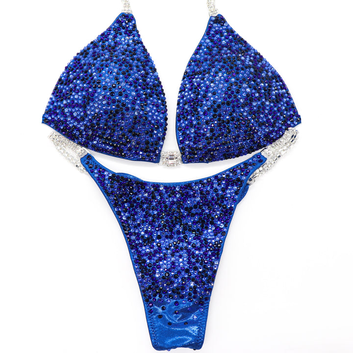 QS ST: Crystal Radiance. Hologram Electric Blue. Medium Molded/Pro with Modest Rise.