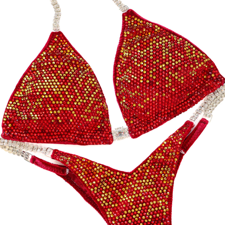 QS ST: Julia's Phoenix Velvet Gradient. Medium/Pro.