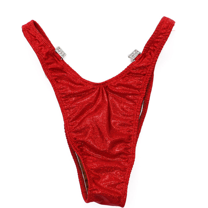 QS ST: Hologram Red Posing Practice Suit. Medium Molded/Standard Figure.