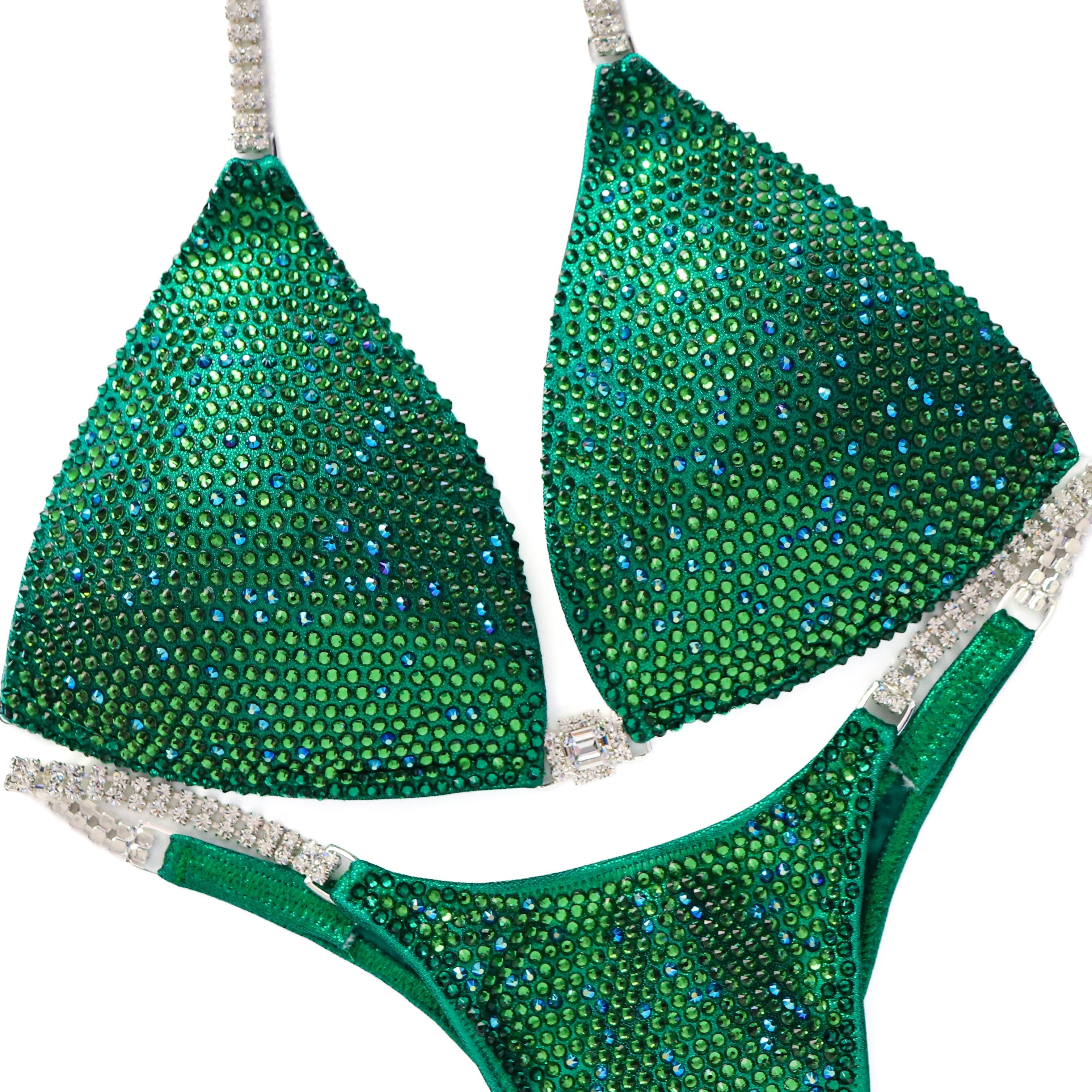 Ashley Kaltwasser's 60th Olympia Green Competition Bikini – Angel