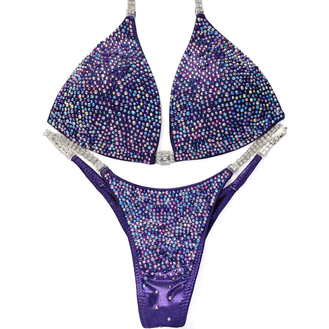 QS ST: Eli's 2021 Olympia Purple Radiance. Medium Molded/Pro