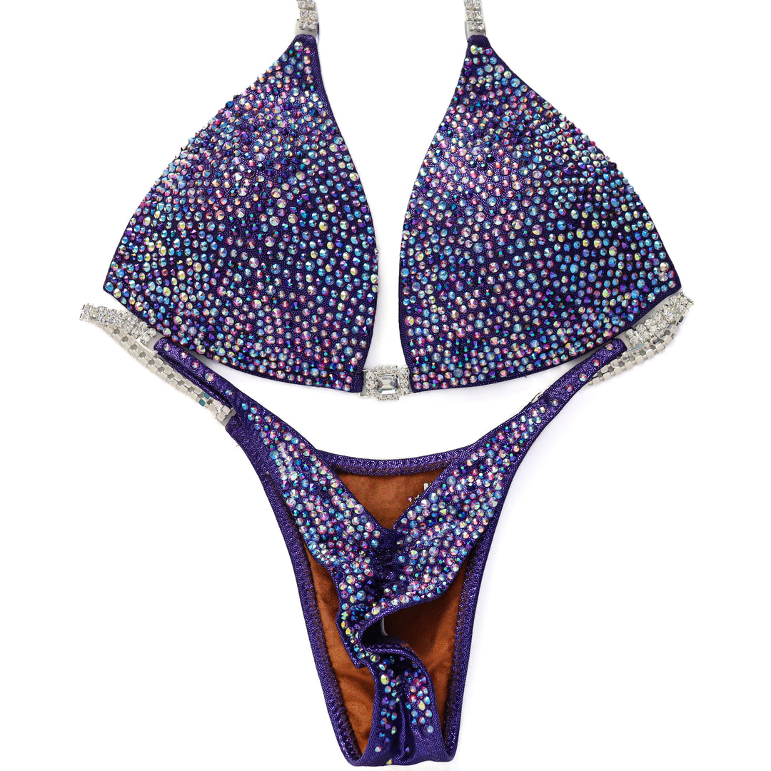QS ST: Eli's 2021 Olympia Purple Radiance. Medium Molded/Pro