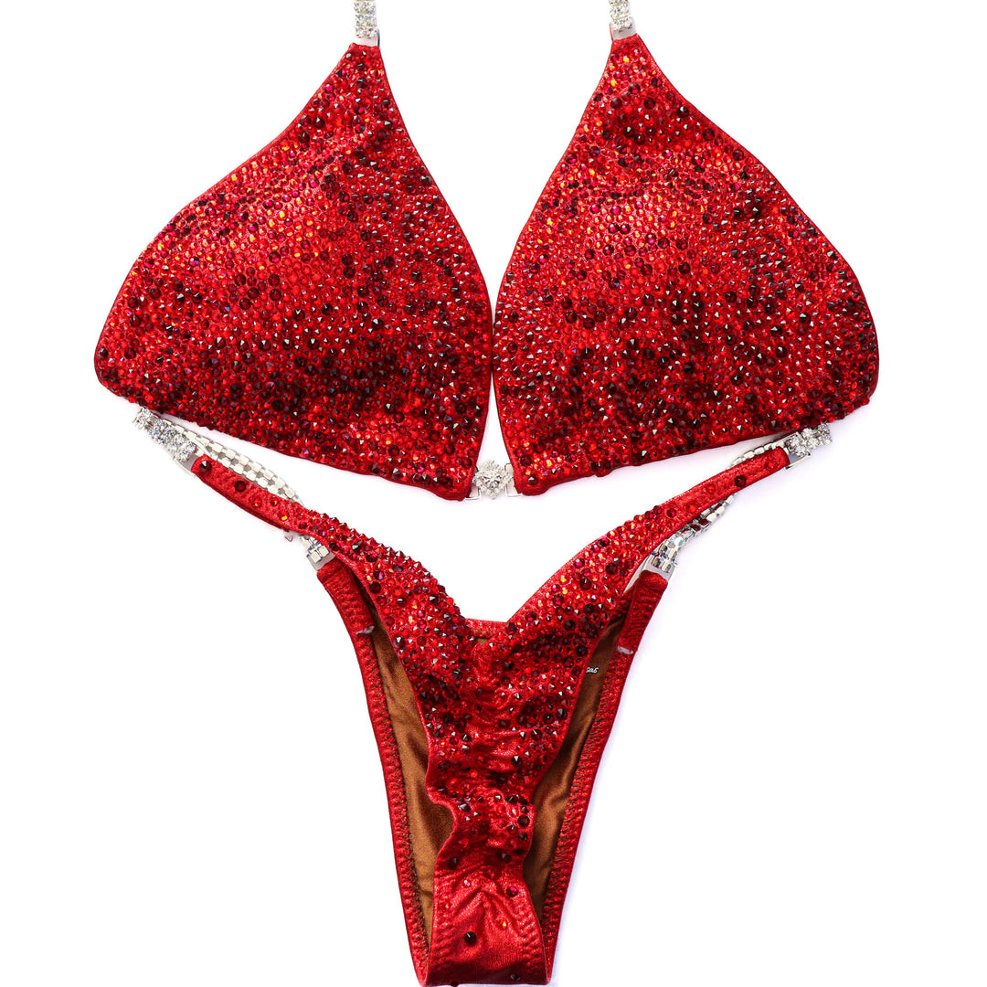 QS ST: Lawna's True Red Radiance. Hologram Red. Large/Micro.