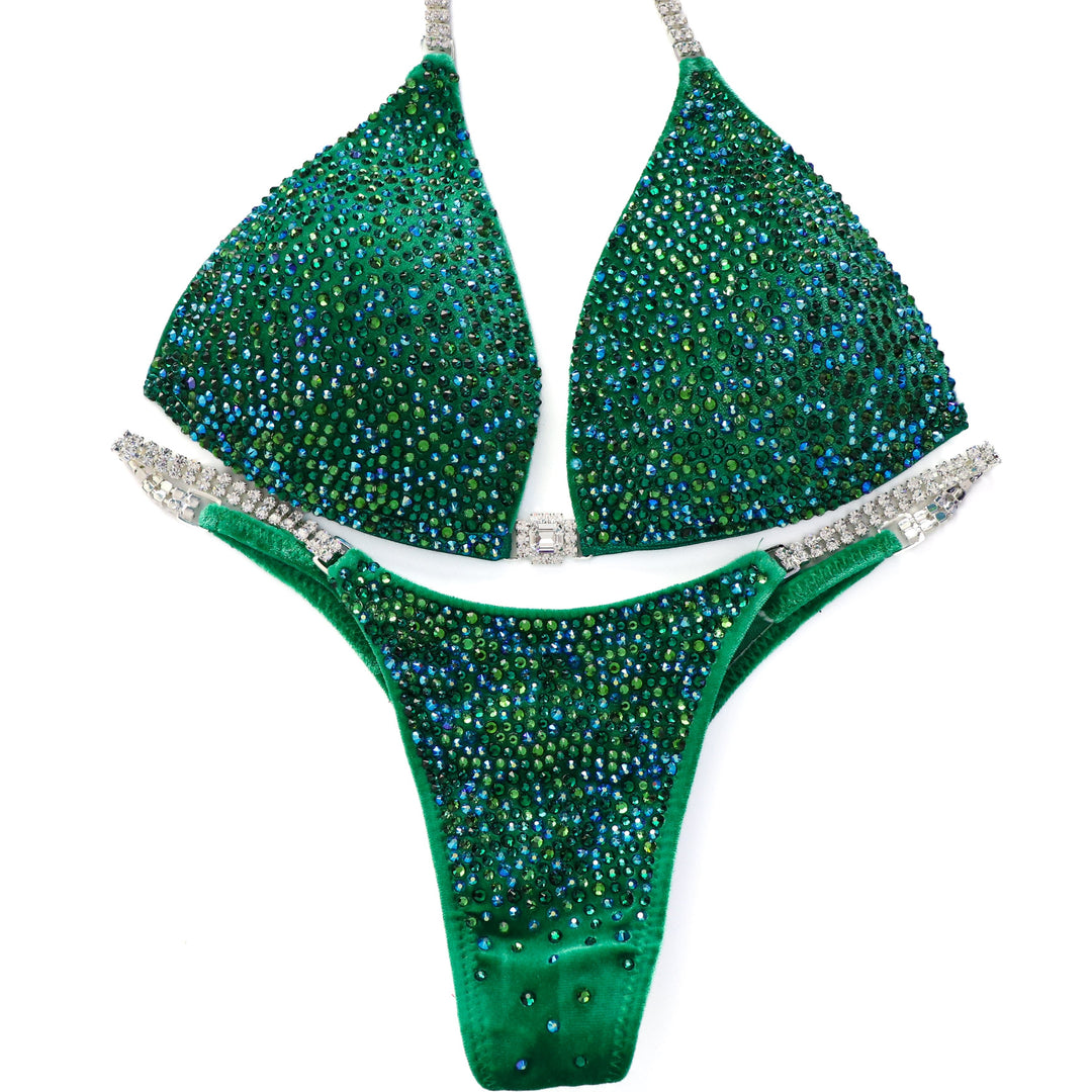 QS ST: Velvet Green Radiance. Medium Molded/Micro.