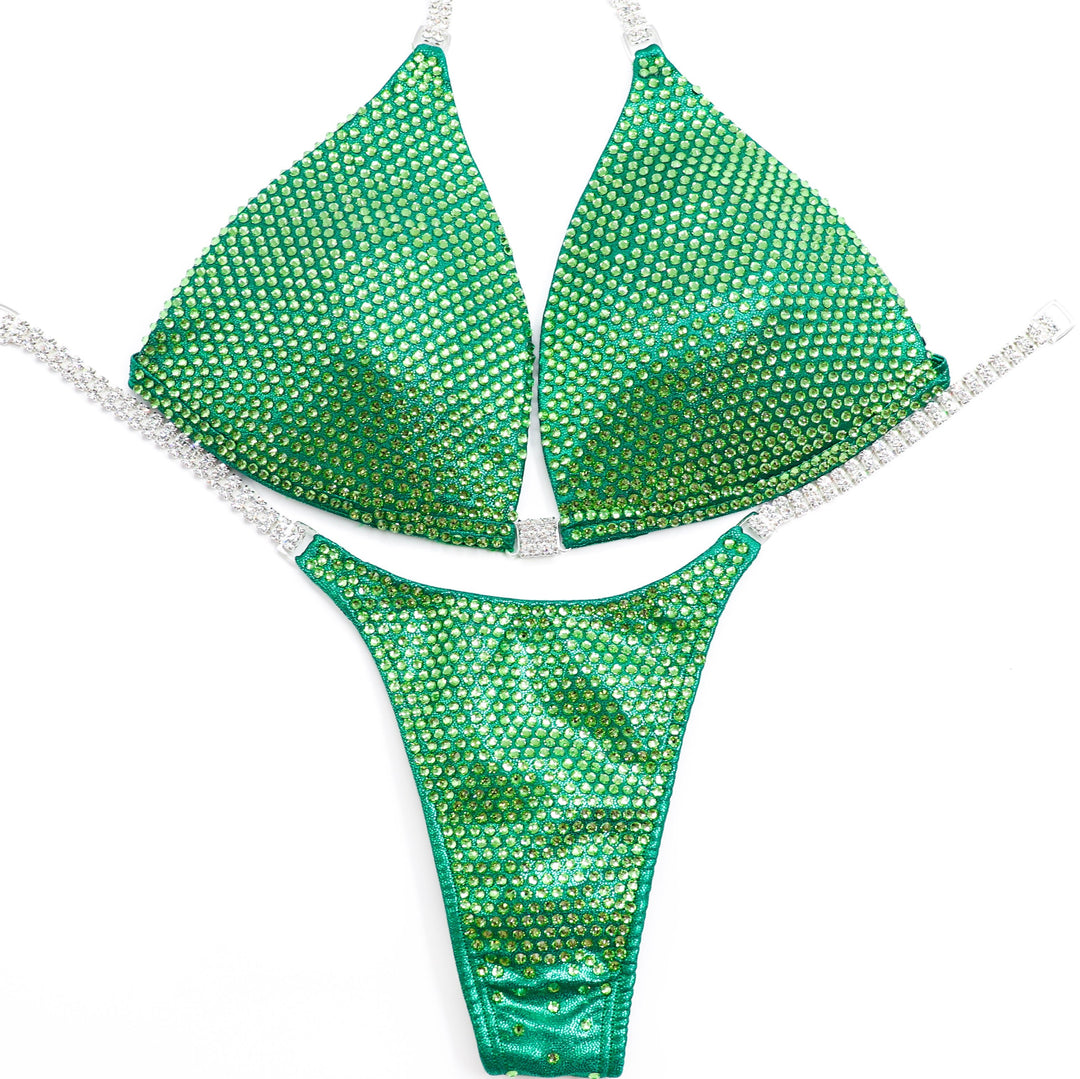 QS ST: Peridot Pop Pro. Hologram Kelly. Medium Molded/Pro.