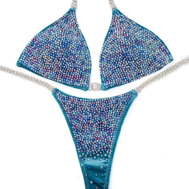 QS ST: Velvet Sea Glass Radiance. Small/Micro with Petite Rise.