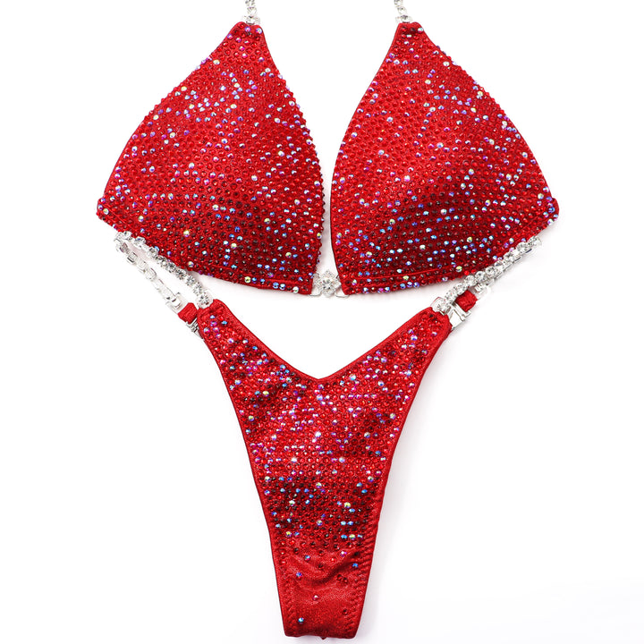 QS ST: Angel Shimmer. Hologram Red. Medium Molded/Micro with Petite Rise.