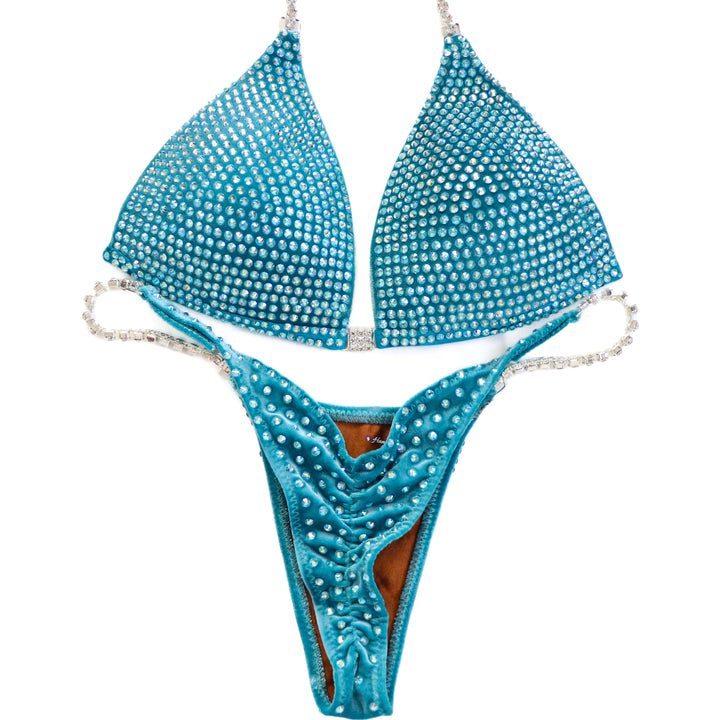 QS ST: Velvet Turquoise Diamond Empress. Medium Molded/Pro.
