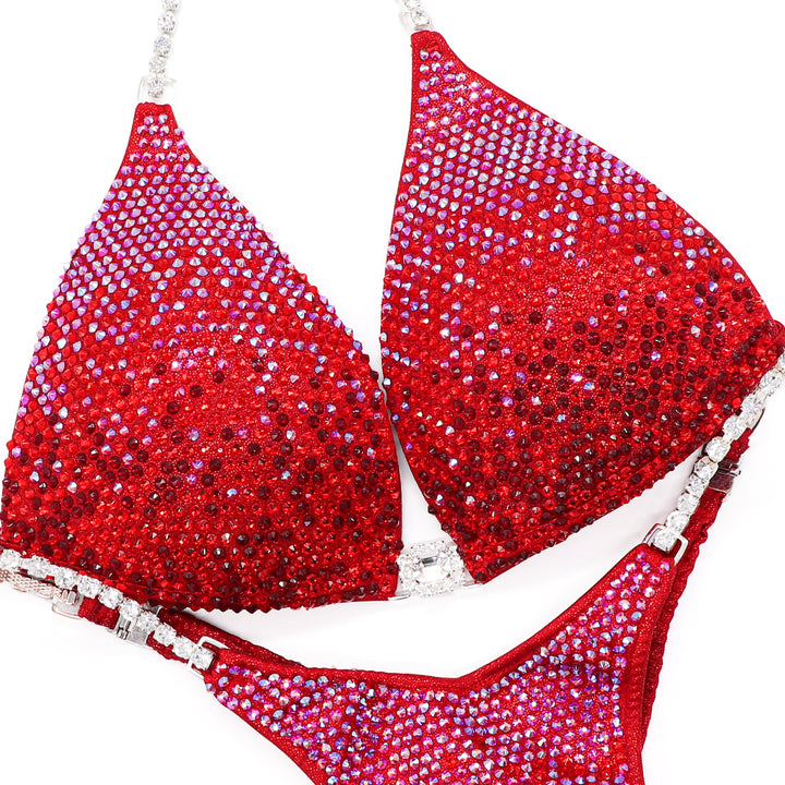 QS ST: Angel Pro Gradient 3. Hologram Red. Medium Molded/Micro with Petite Rise.