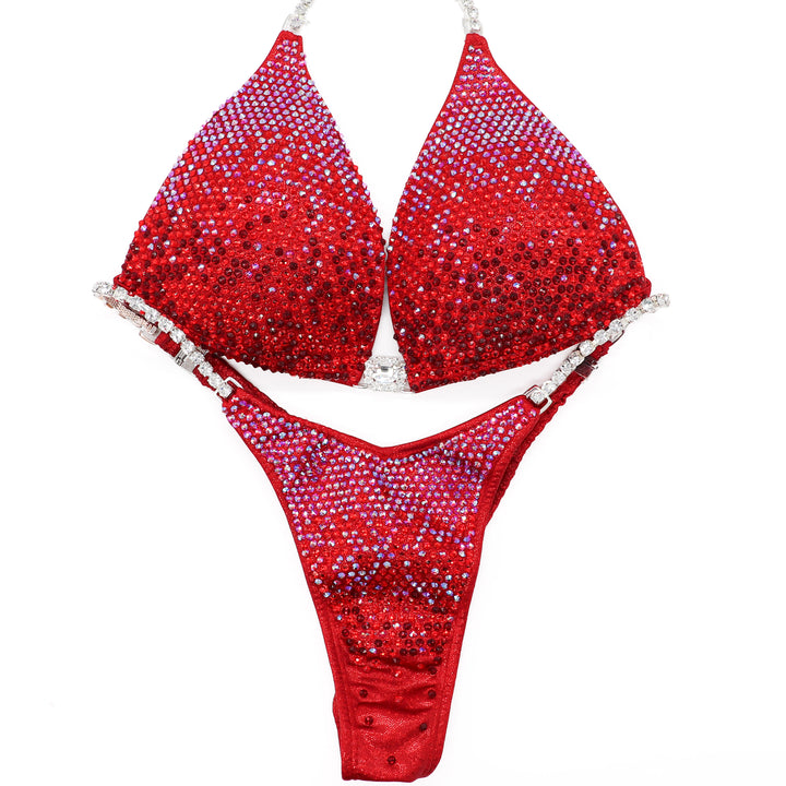 QS ST: Angel Pro Gradient 3. Hologram Red. Medium Molded/Micro with Petite Rise.