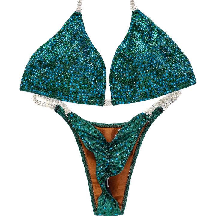 QS ST: Emerald Illusion Pro. Hologram Emerald. Large/Pro with Modest Rise.