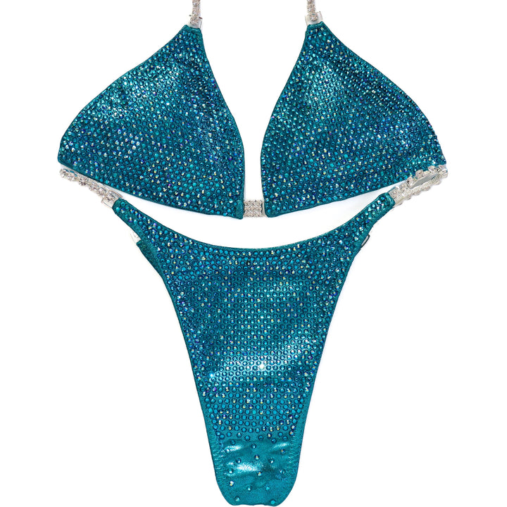QS ST: Angel Pro. Hologram Teal. Small/Pro with Modest Rise.
