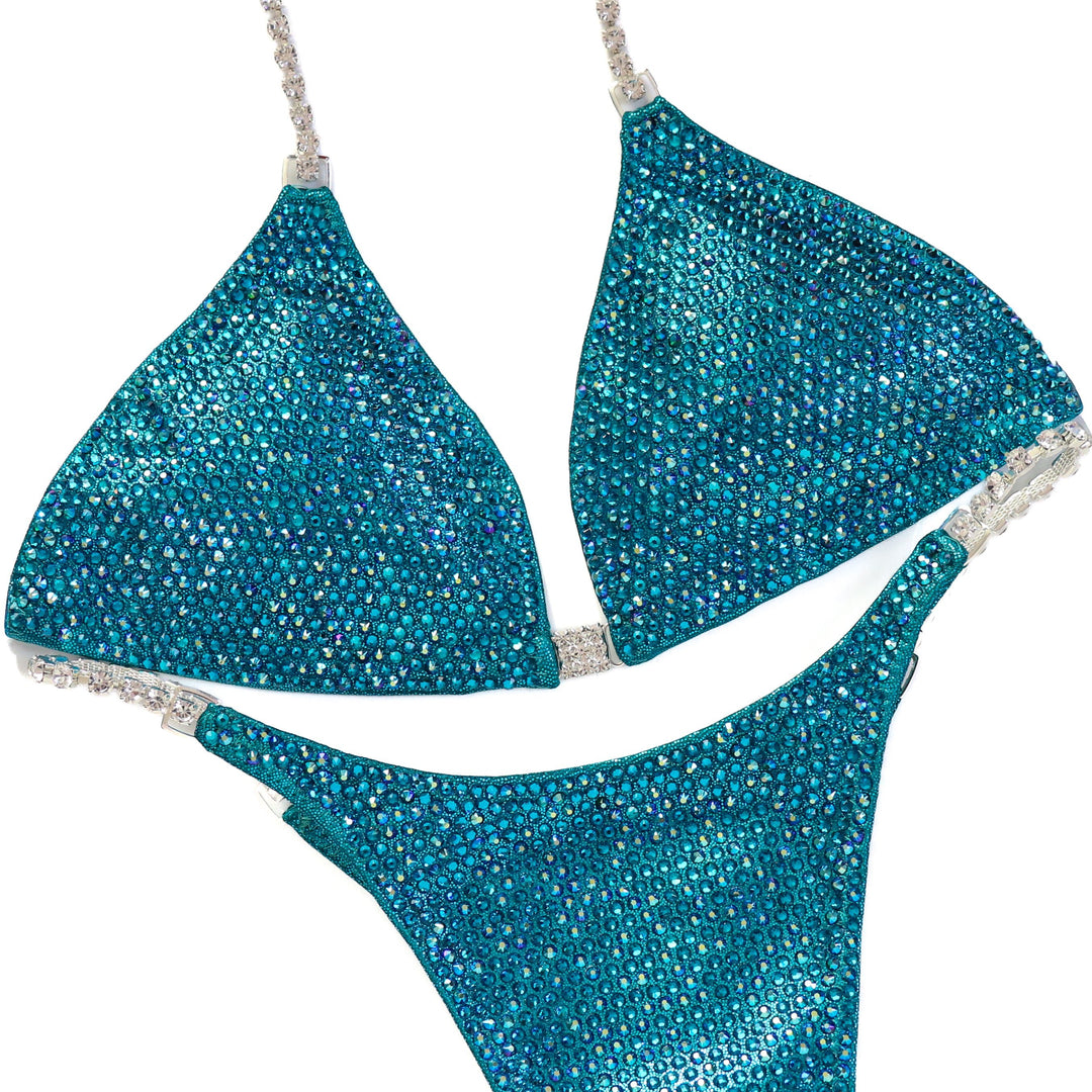 QS ST: Angel Pro. Hologram Teal. Small/Pro with Modest Rise.
