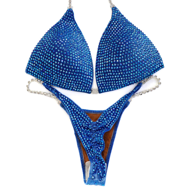 QS ST: Sapphire Velvet Dream Pro. Large Molded/Micro.  Angel Competition BikinisThe best NPC Competition Suits for the Bikini Division, Fit Model Division Suits, and bodybuilding suits.