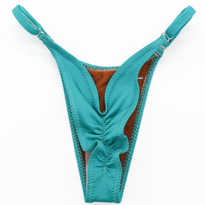 QS ST: Matte Aqua Posing Practice Suit. Medium Molded/Pro.